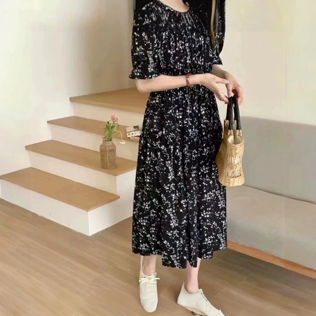 夏季大码宽松凉爽时尚显瘦连衣裙