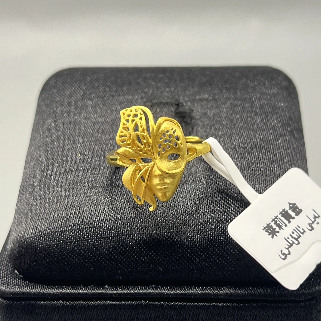 B播4.9g足金999戒指d