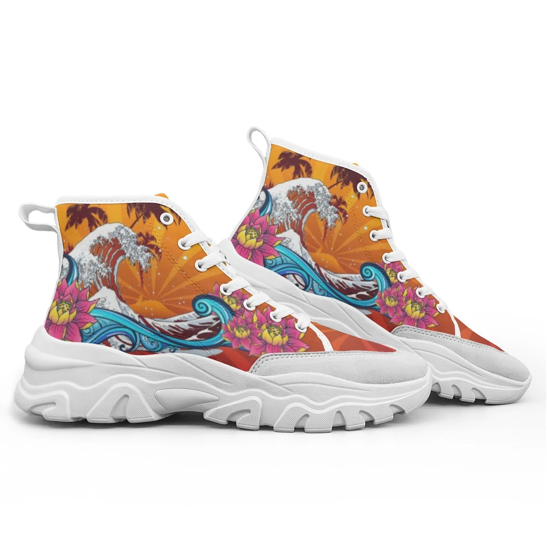 莆田鞋日落纹身款运动鞋春夏秋轻便百搭舒适休闲鞋