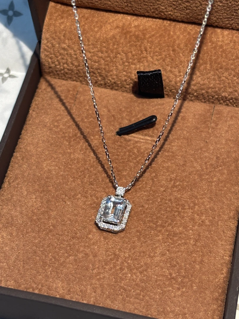 【KK珠宝】 海宝围镶方糖项链