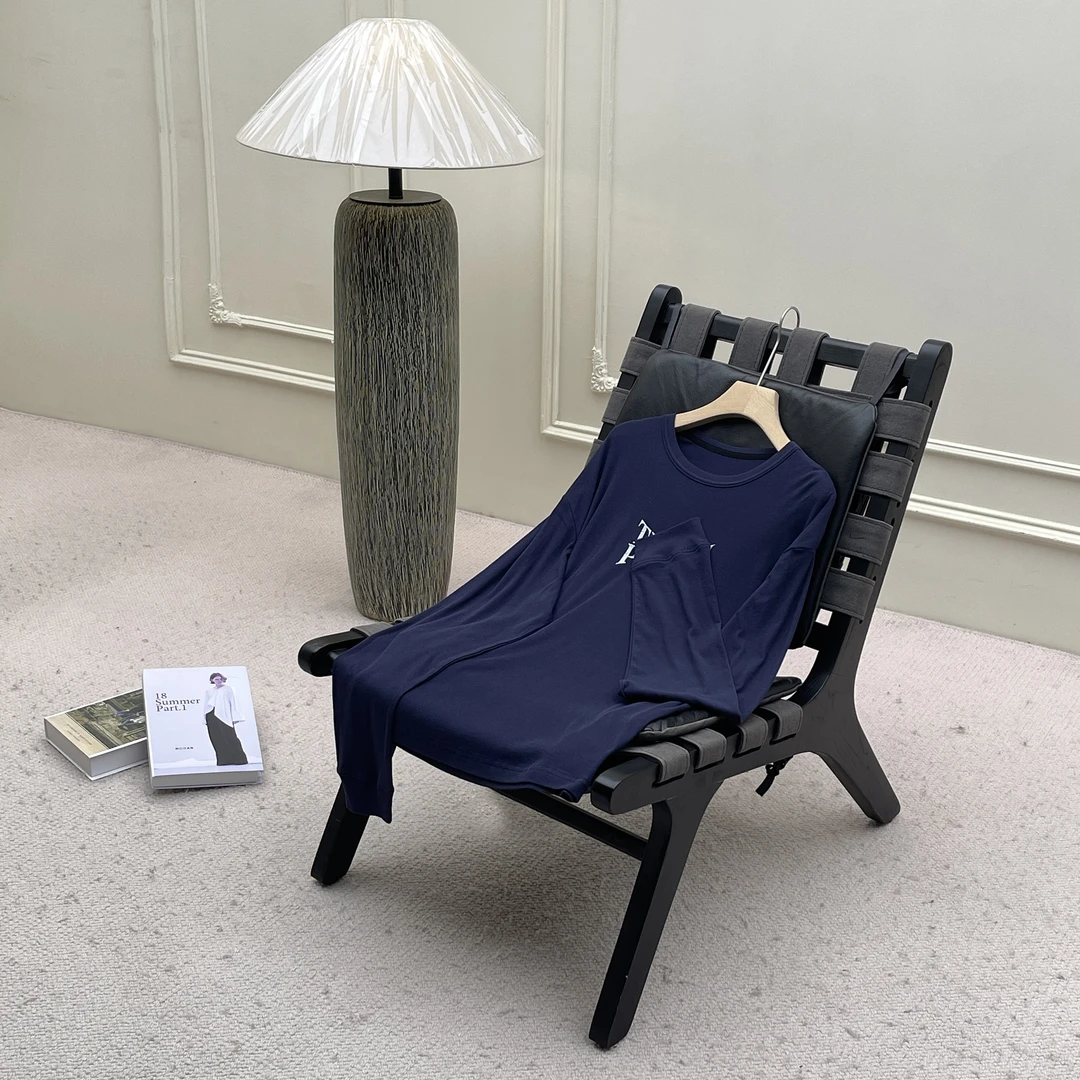 【老刘精选】字母印花长袖T恤LZ10623