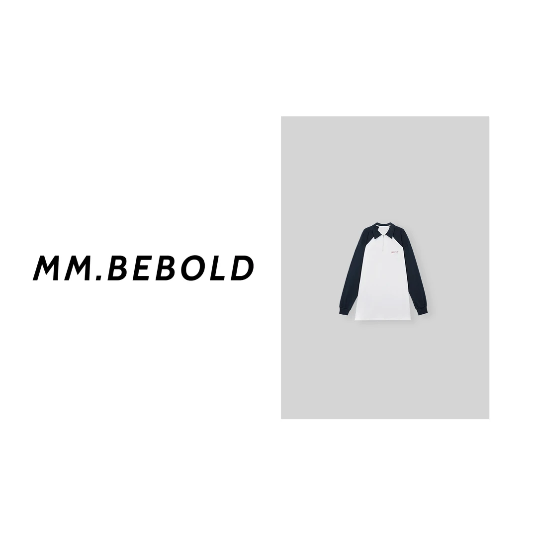 【妙姐精选】印花拼接POLO领T恤XYXS633