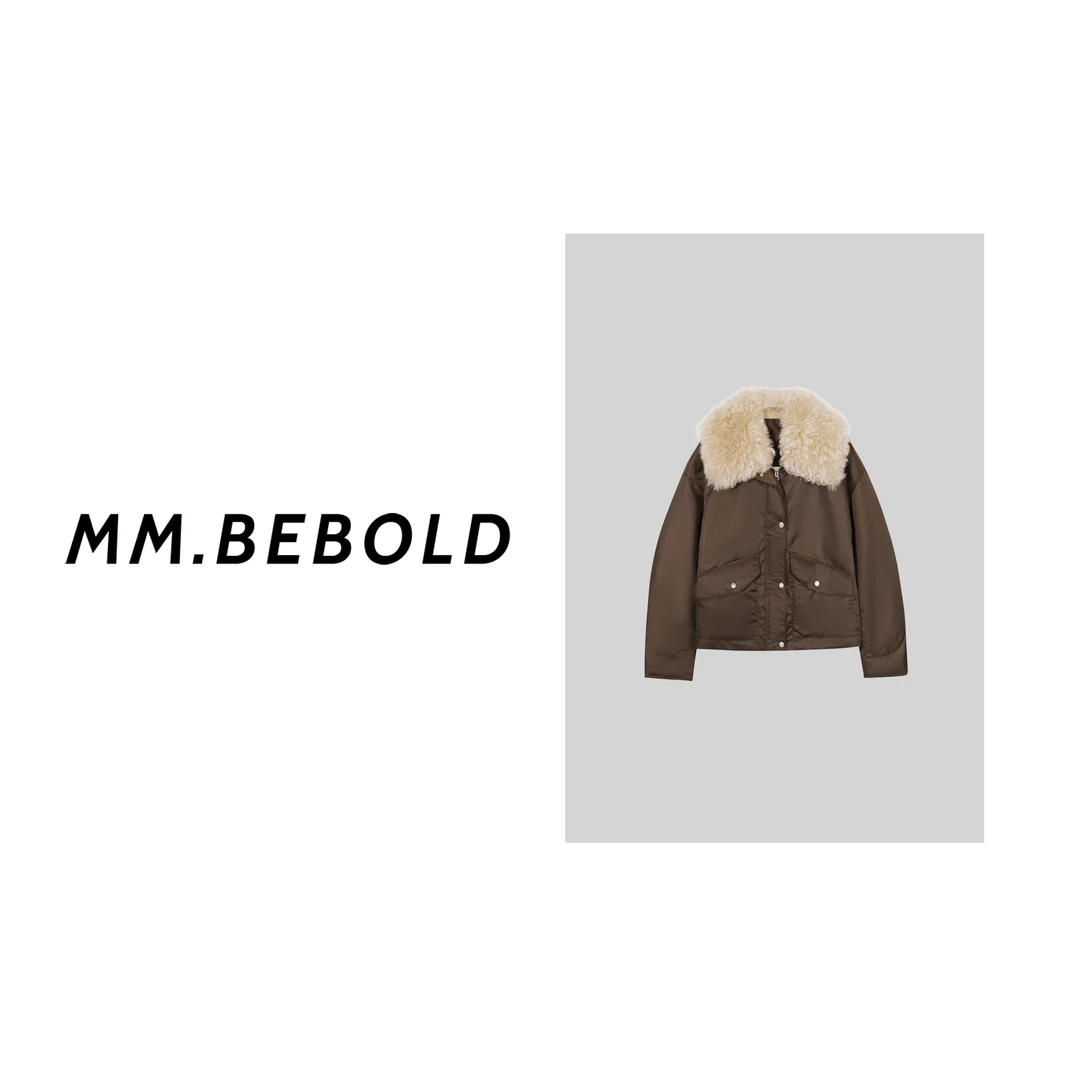 【大大精选】毛领保暖休闲 短款 鹅绒外套MO481-1