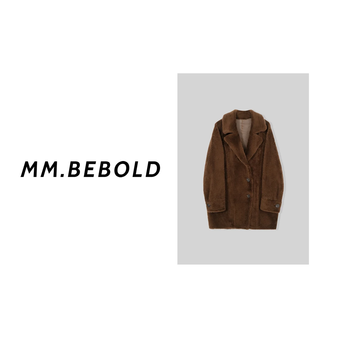 【老刘精选】气质西装领毛毛外套GM296