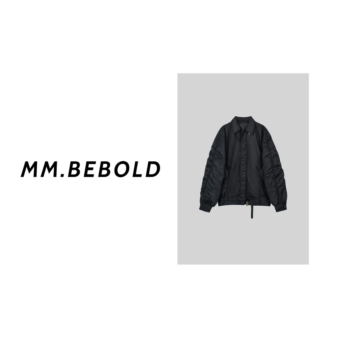 【大大精选】褶皱绗缝下摆腰带外套XYXS676