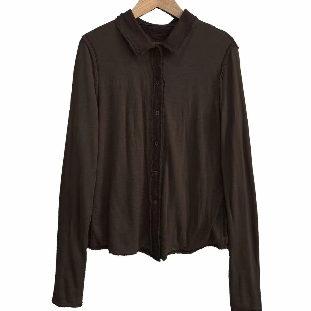 24FW4005衬衫显瘦气质长袖时尚百搭打底秋季休闲