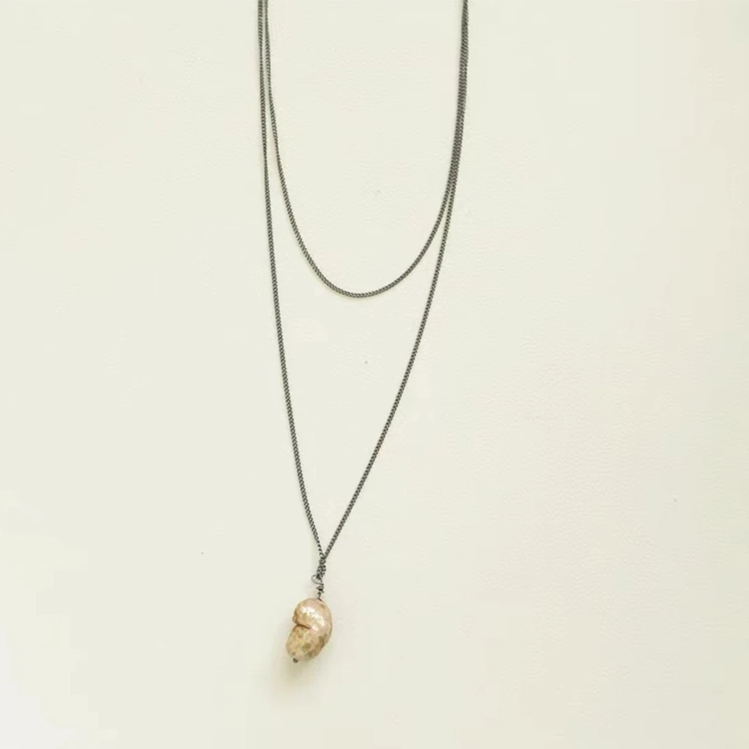 22SSJ001左岸迷香【项链】复古拼色配饰