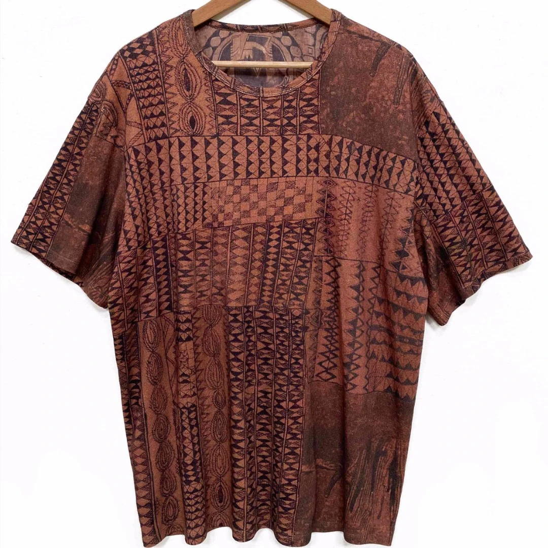 Z22SS9028左岸迷香中性棉麻印花T恤