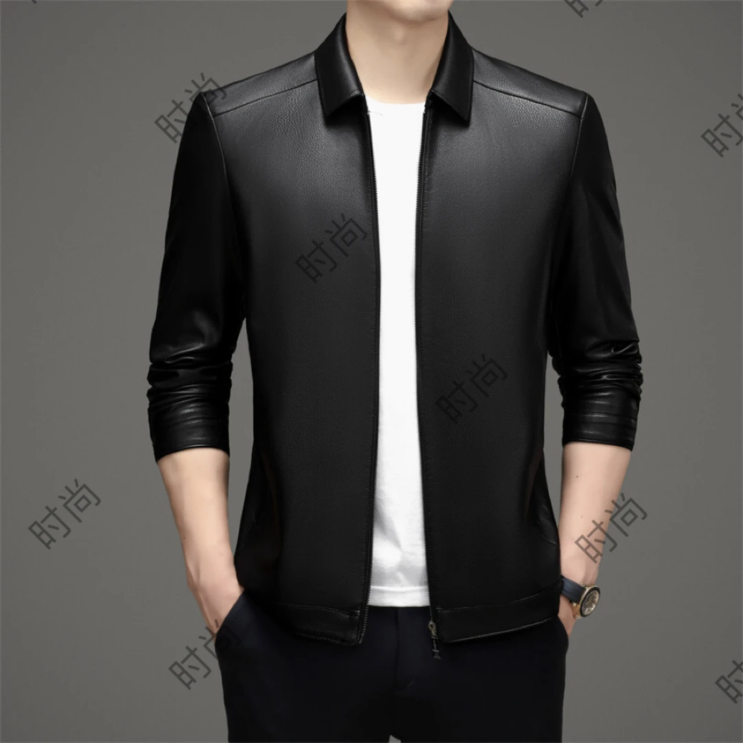 【海宁衣都】2024秋冬新款男士商务休闲高档大气百搭（立翻领夹克）