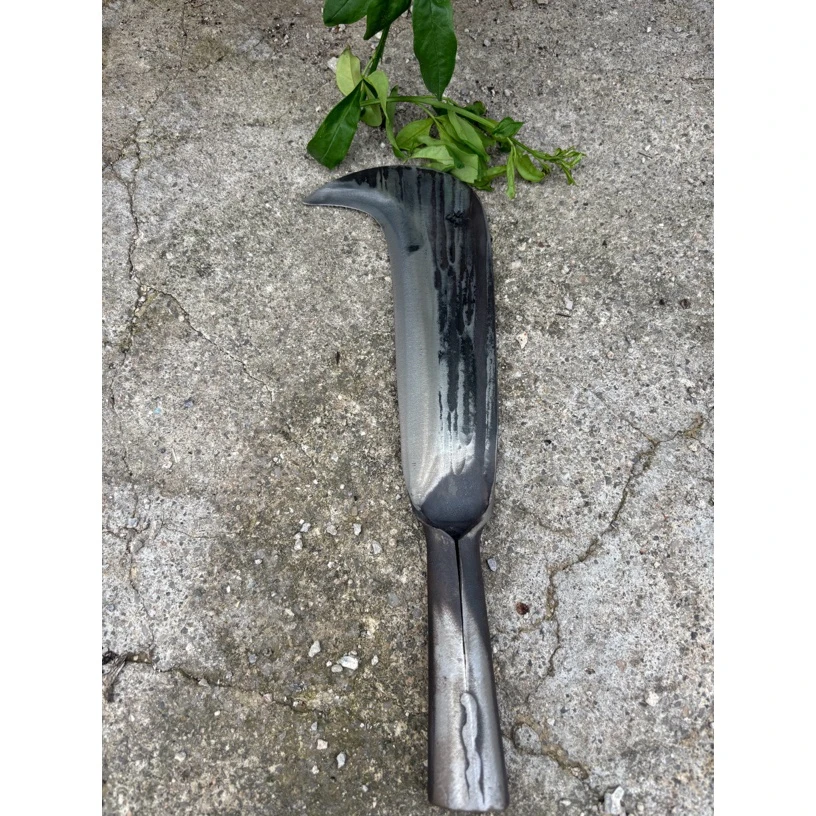 纯手工锻打精美7字弯刀