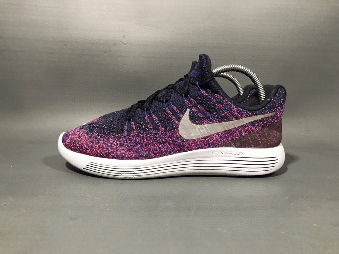 42.5码 耐克 露娜 Flyknit2 蓝紫跑步鞋运动鞋/无原盒 偏瘦
