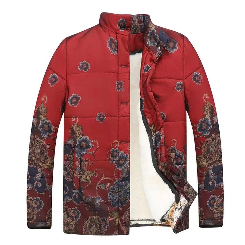 羊羔毛棉袄女中老年皮毛一体加厚棉衣冬季羊皮棉服外套保暖妈妈装