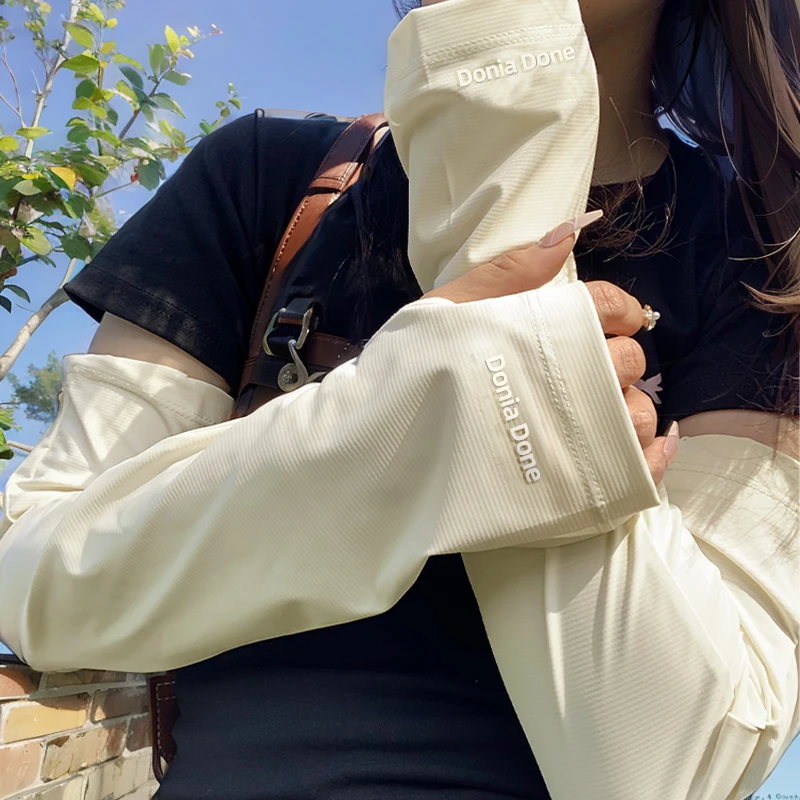 UPF50+冰袖防晒防紫外线2025新款网红薄夏季防晒手套女士冰丝袖套