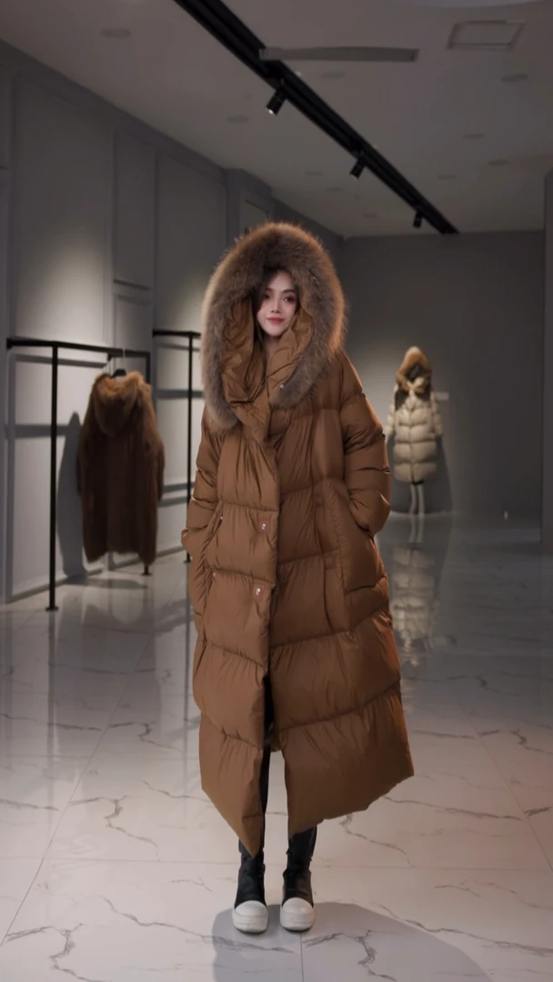 【思语】“鹅鹅鹅” CC0922 简单宽松大牌鹅绒服