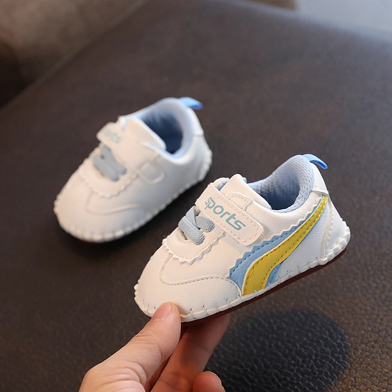 春秋款学步鞋正规男宝宝婴儿鞋子6-12个月机能鞋0-1岁防掉白鞋女