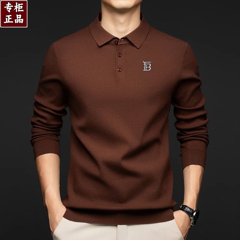 【加厚可机洗精纺羊毛】专柜正品秋冬季内搭长袖高档休闲圆领羊毛衫