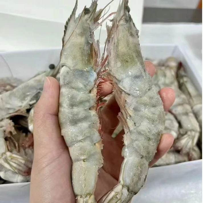 【果到达】王牌大虾厄瓜多尔白虾30-40一盒3斤盐冻单冻大虾海虾