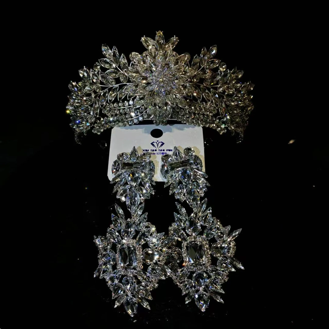 大气时尚百搭不挑人水钻闪耀气质绝绝子灵气女王冠15新娘网红轻奢