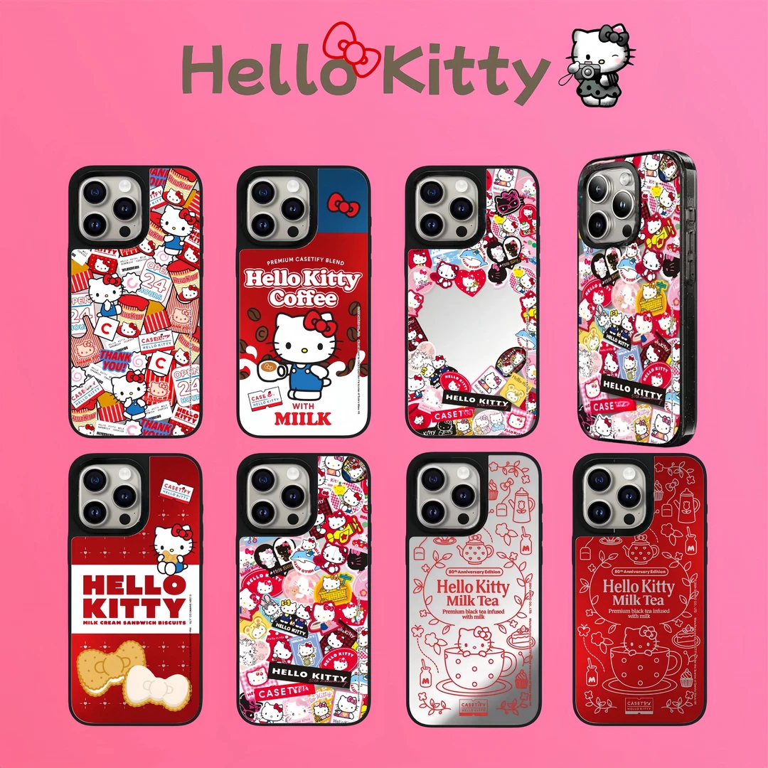 【Hello Kitty联名2】C卡通适用苹果17Promax15手机壳镜面14亚克力