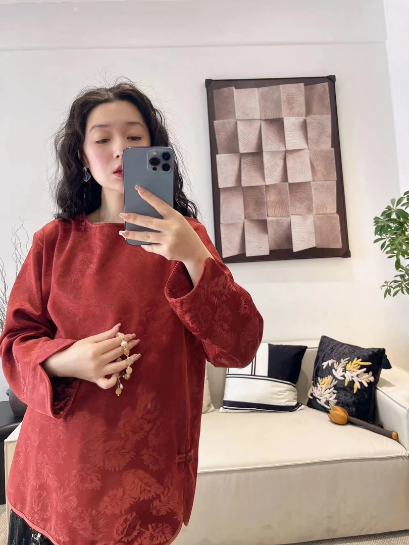 加莉精选【凤头钗】加厚版冬日上衣 分码