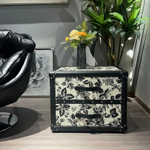 【繁花花影】美式复古/床头柜/茶几/边几/斗柜/立柜/储物柜