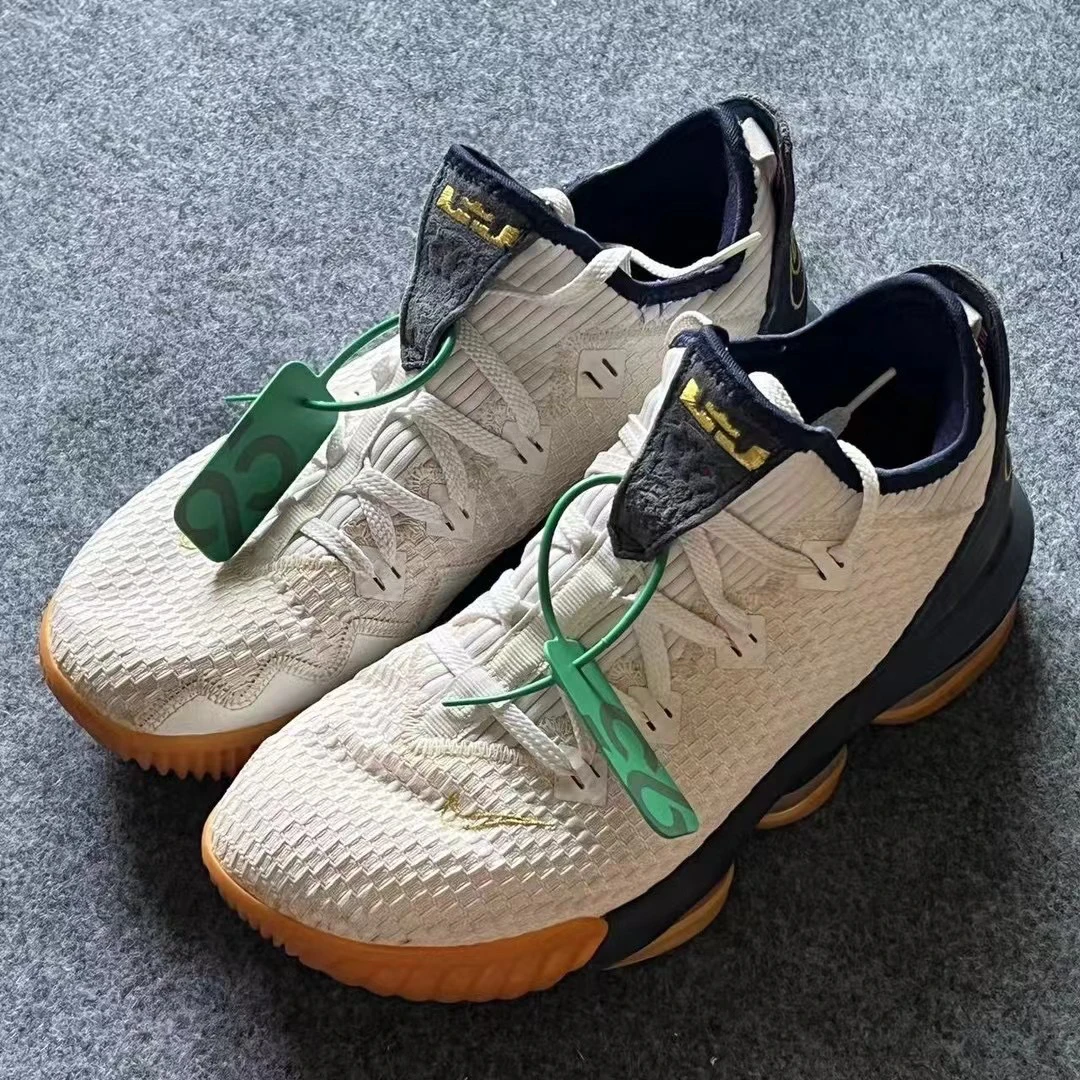 42.5码/MIKE LBJ16low灰白 低帮篮球鞋 公价1339