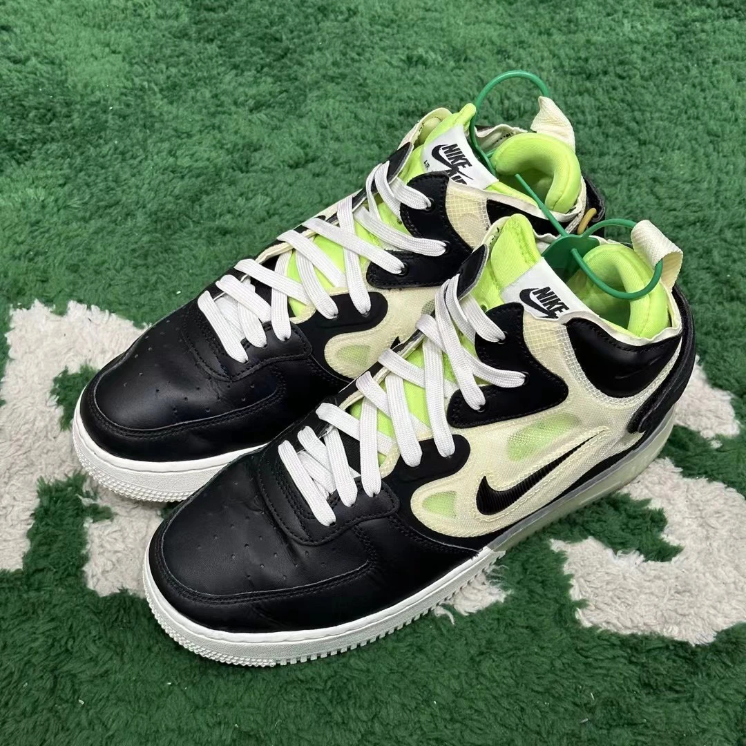 42.5码/ Nike AF1 黑绿 高帮休闲鞋 公价449 DQ1872