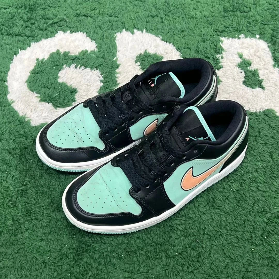 40码/ Air Jordan 1 Low 黑蒂芙尼 低帮板鞋 公价989