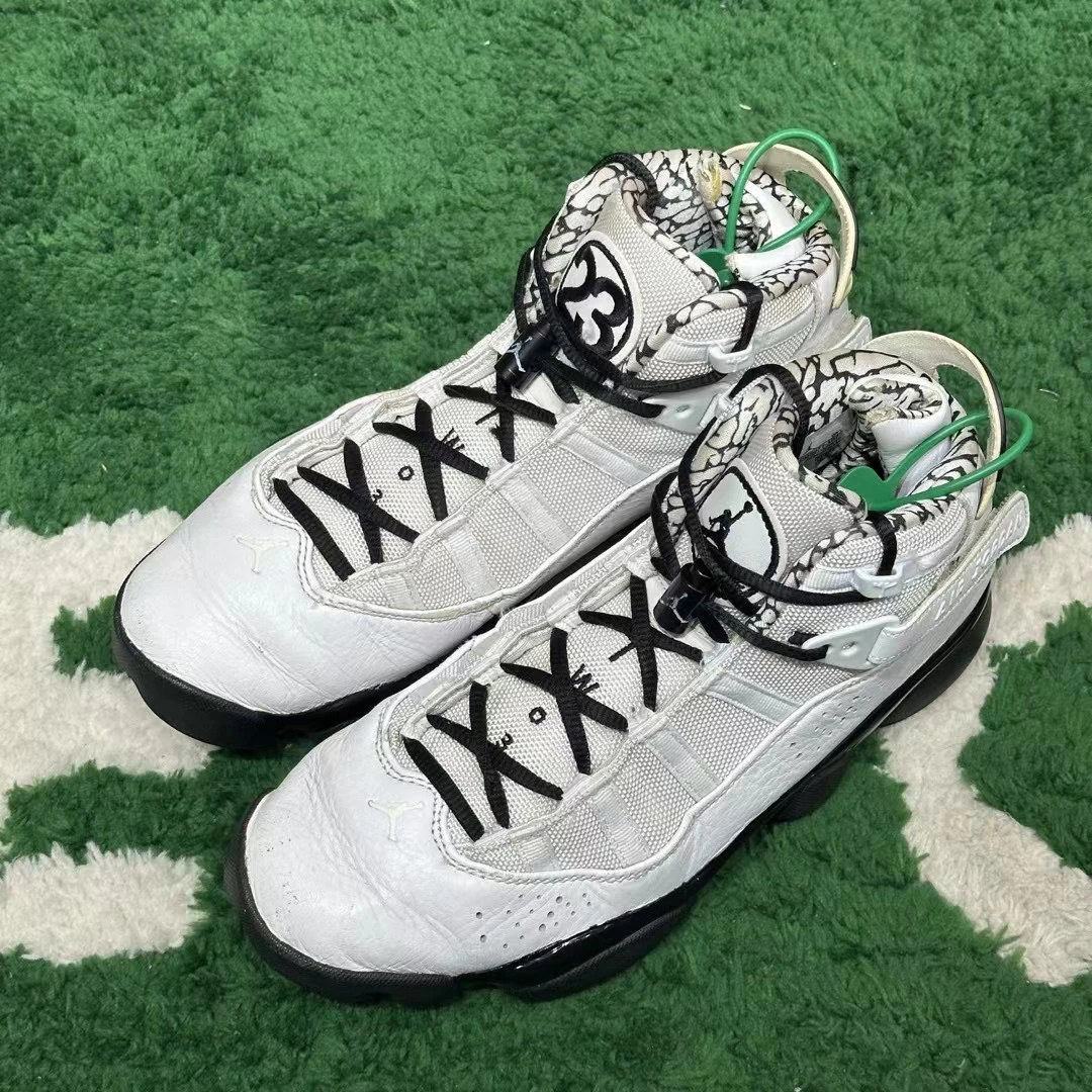 41码/ AJ6 Rings 黑白 高帮篮球鞋 公价1249