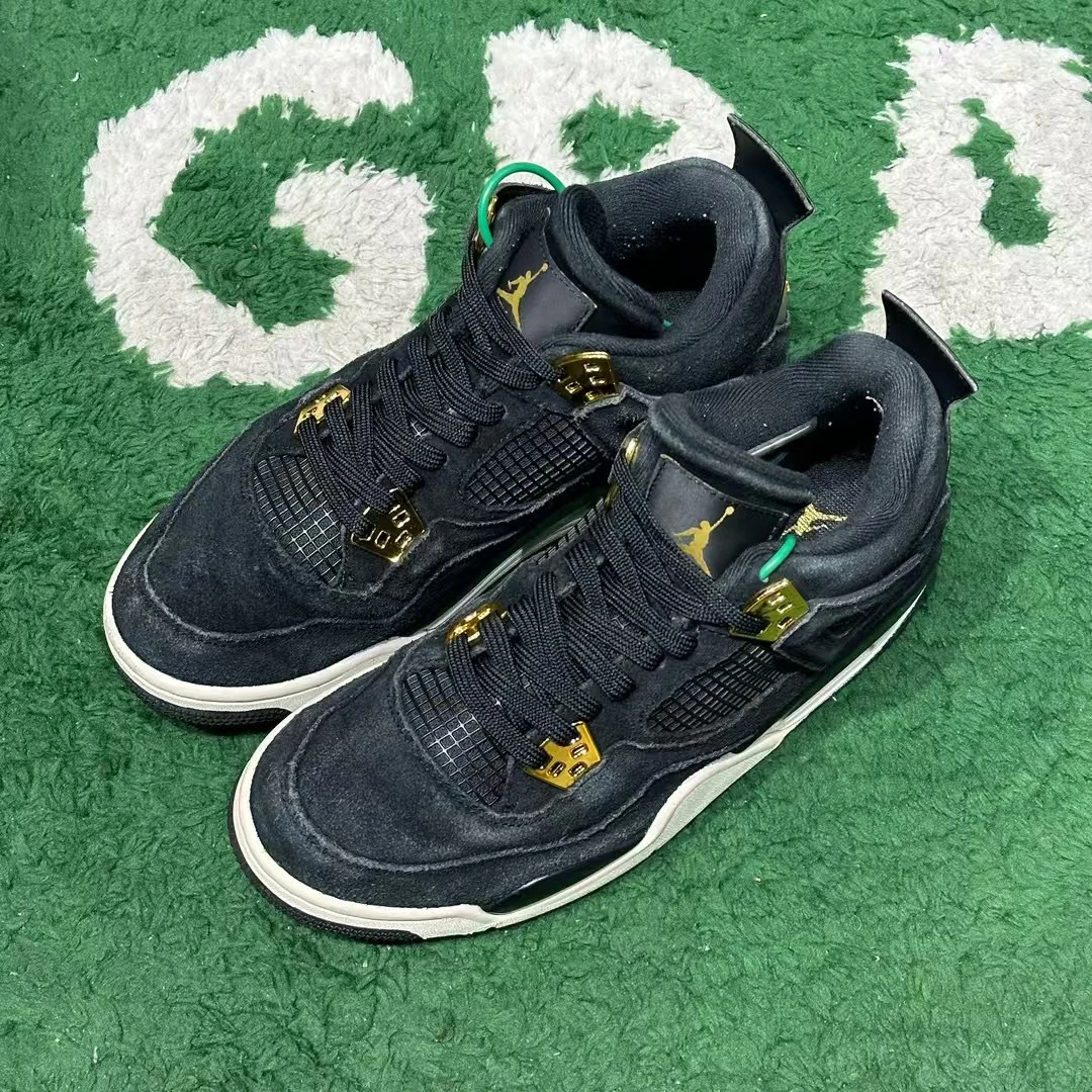 40码/ AJ4 黑金 低帮篮球鞋 408452 公价1999