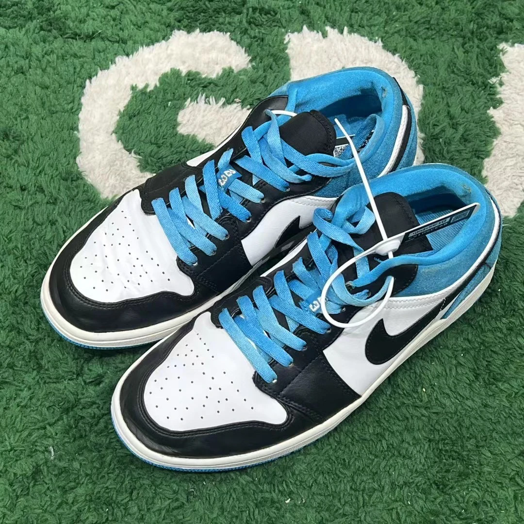 44码/ Air Jordan 1 Low 激光蓝 低帮板鞋 公价1629