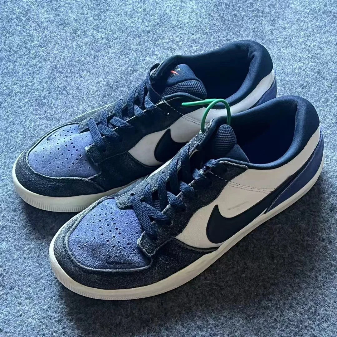 42码/NIKE FORCE58白蓝 低帮板鞋 公价699