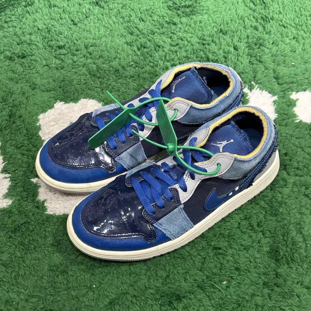40码/aj1low复古蓝低帮板鞋公价清dr8867