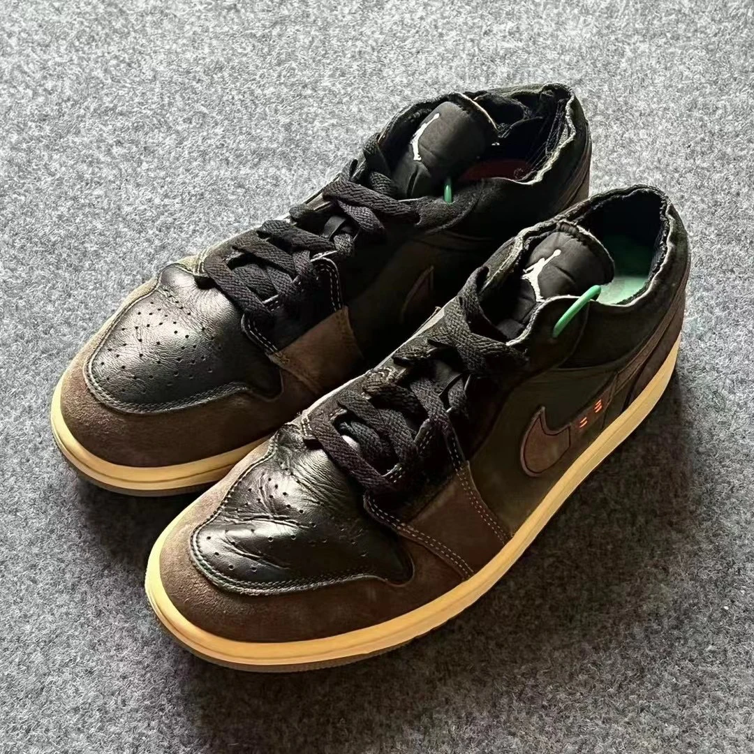 41码/AJ1low黑灰配色 低帮篮球鞋 公价1259