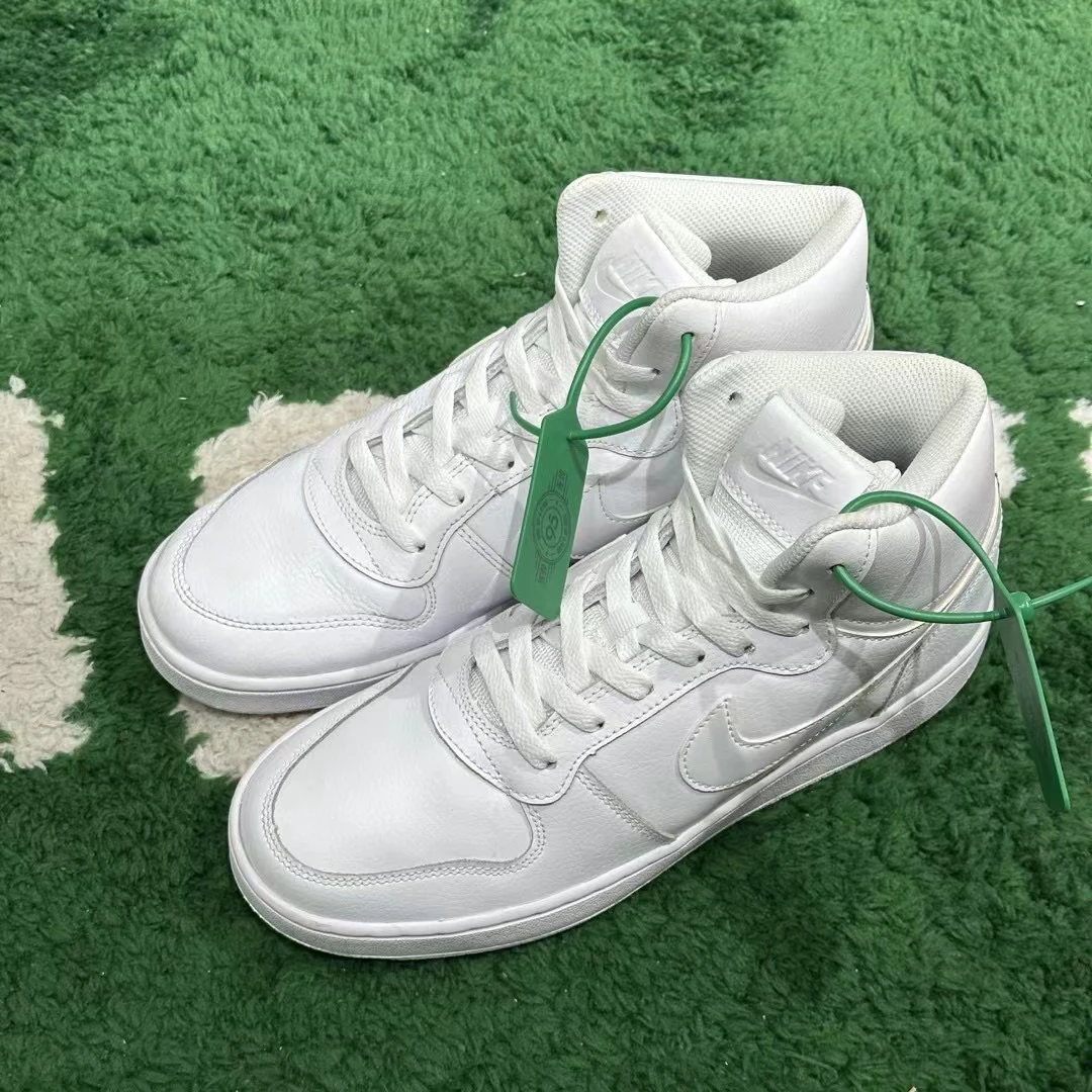 41码/ Nike Eberon High 纯白 高帮板鞋 公价289