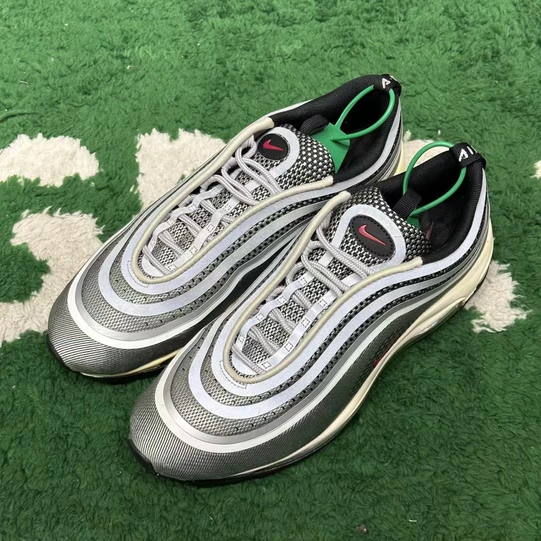 42码/ Nike Air Max 97 银子弹 低帮跑鞋 公价1229