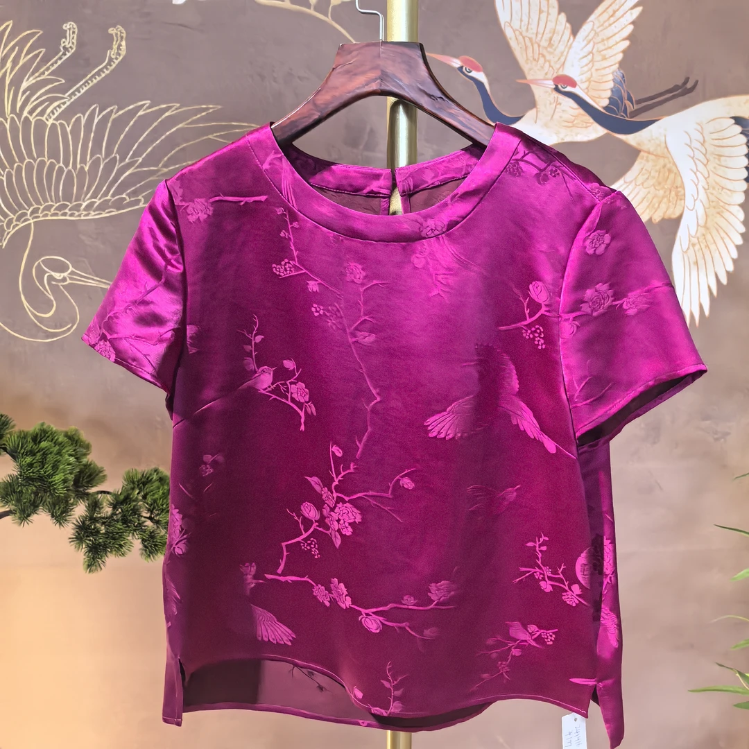 青娘子香云纱上衣241416