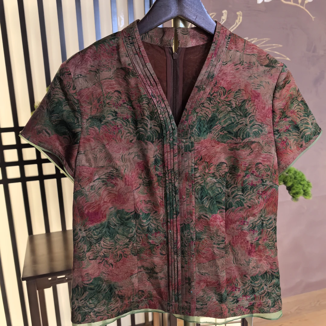 青娘子香云纱上衣241304