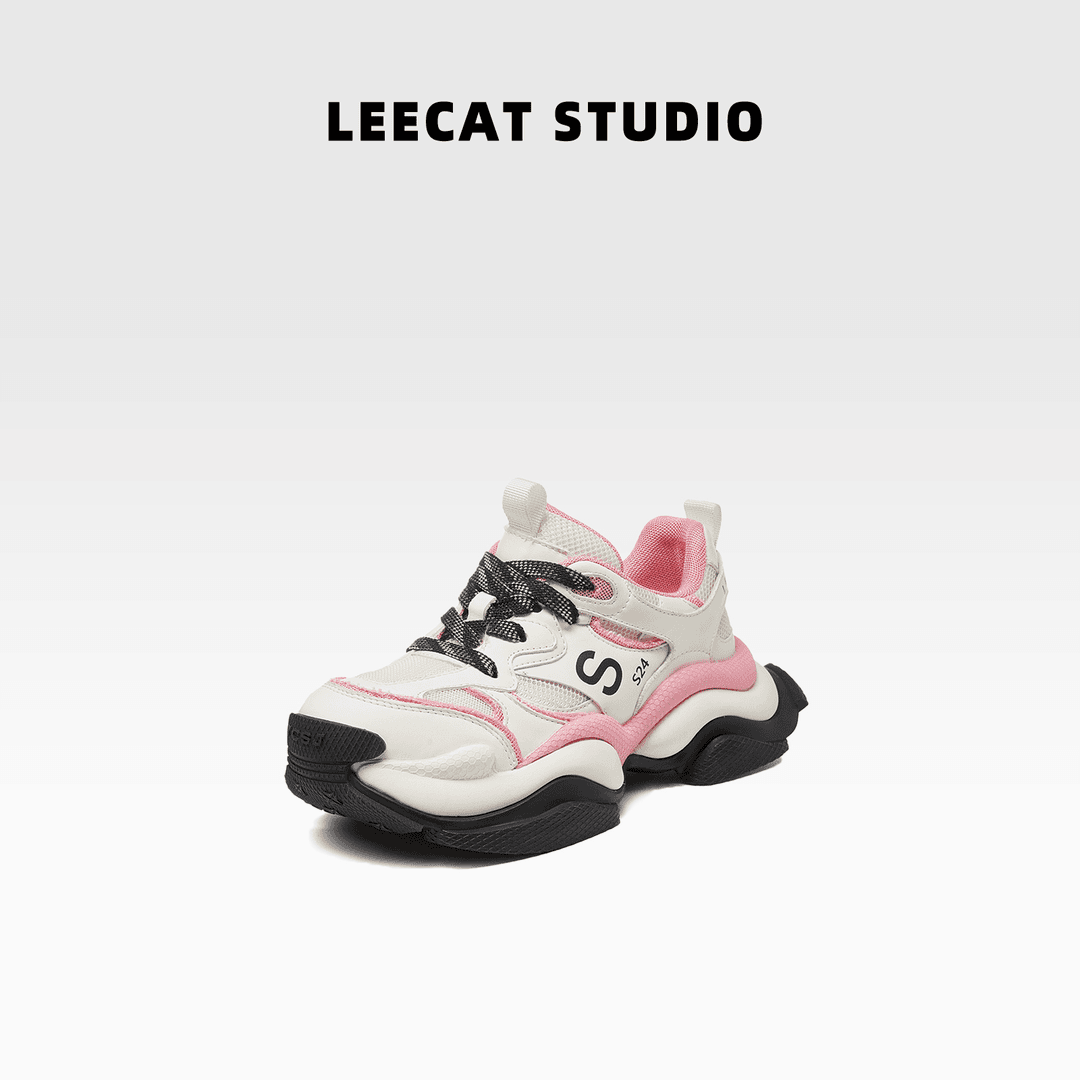 LeeCat Studio | 老爹鞋女2024新款高档厚底潮鞋百搭增高休闲女鞋