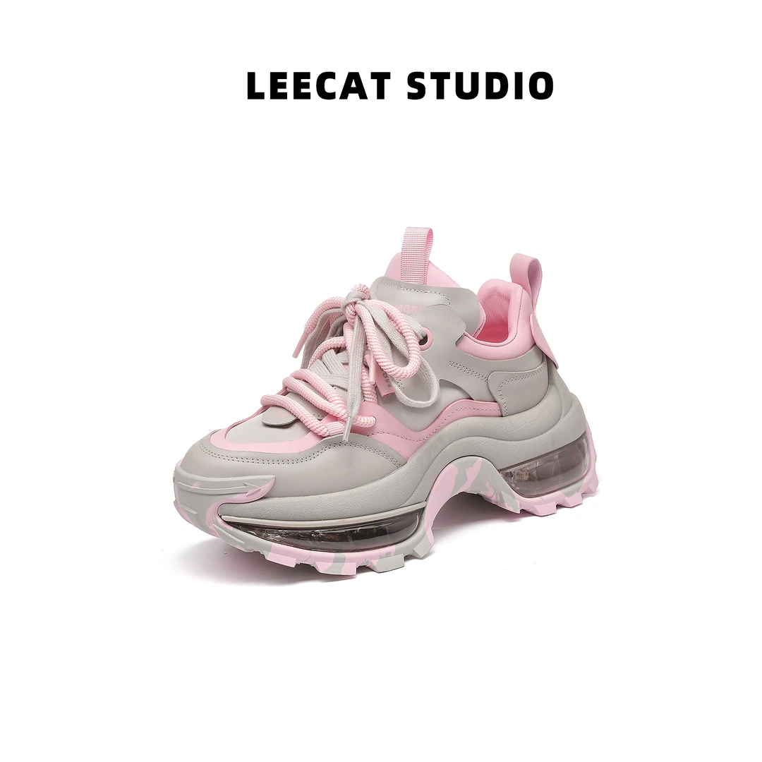 LeeCat Studio | 新款气垫老爹鞋厚底百搭增高运动休闲鞋W2310183