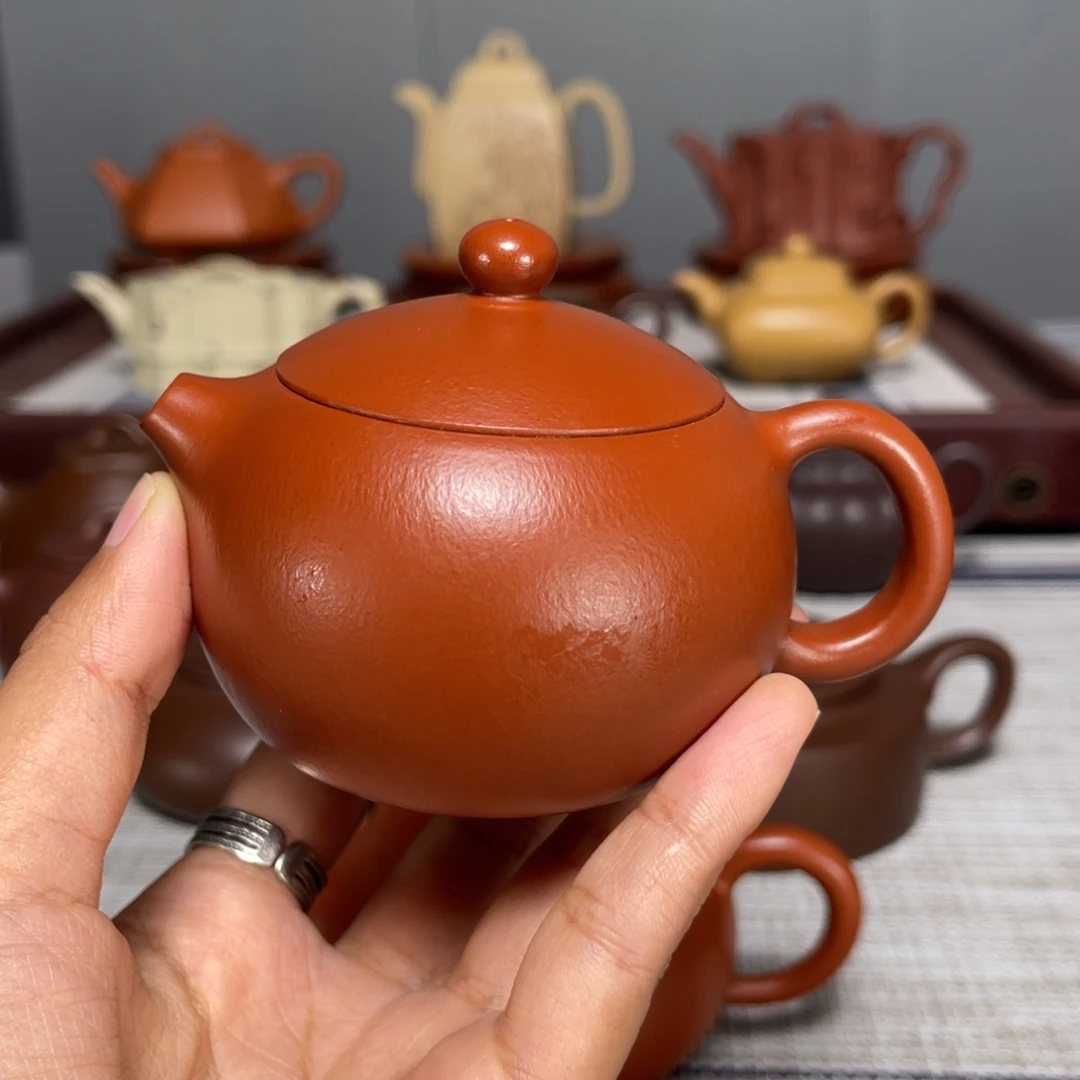 紫砂茶壶上****司全手140cc西施