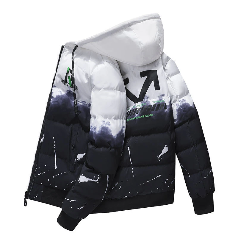 波司豋男士秋冬季羽绒服服外套冬季加厚双面穿时尚宽松青少年连帽