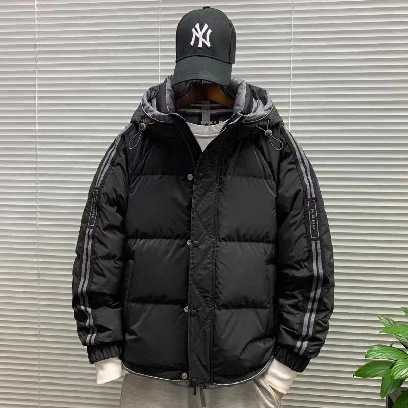 波司豋2022连帽保暖时尚羽绒服韩版宽松潮流羽绒外套青少年上衣男