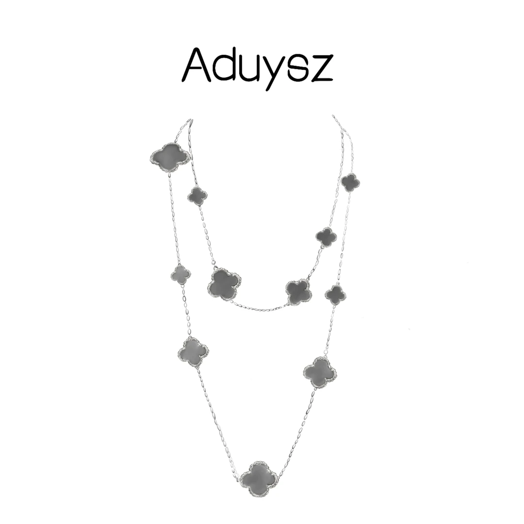 Aduysz 合金仿珍珠项链 【十六花项链】  精致轻奢 气质百搭 双双