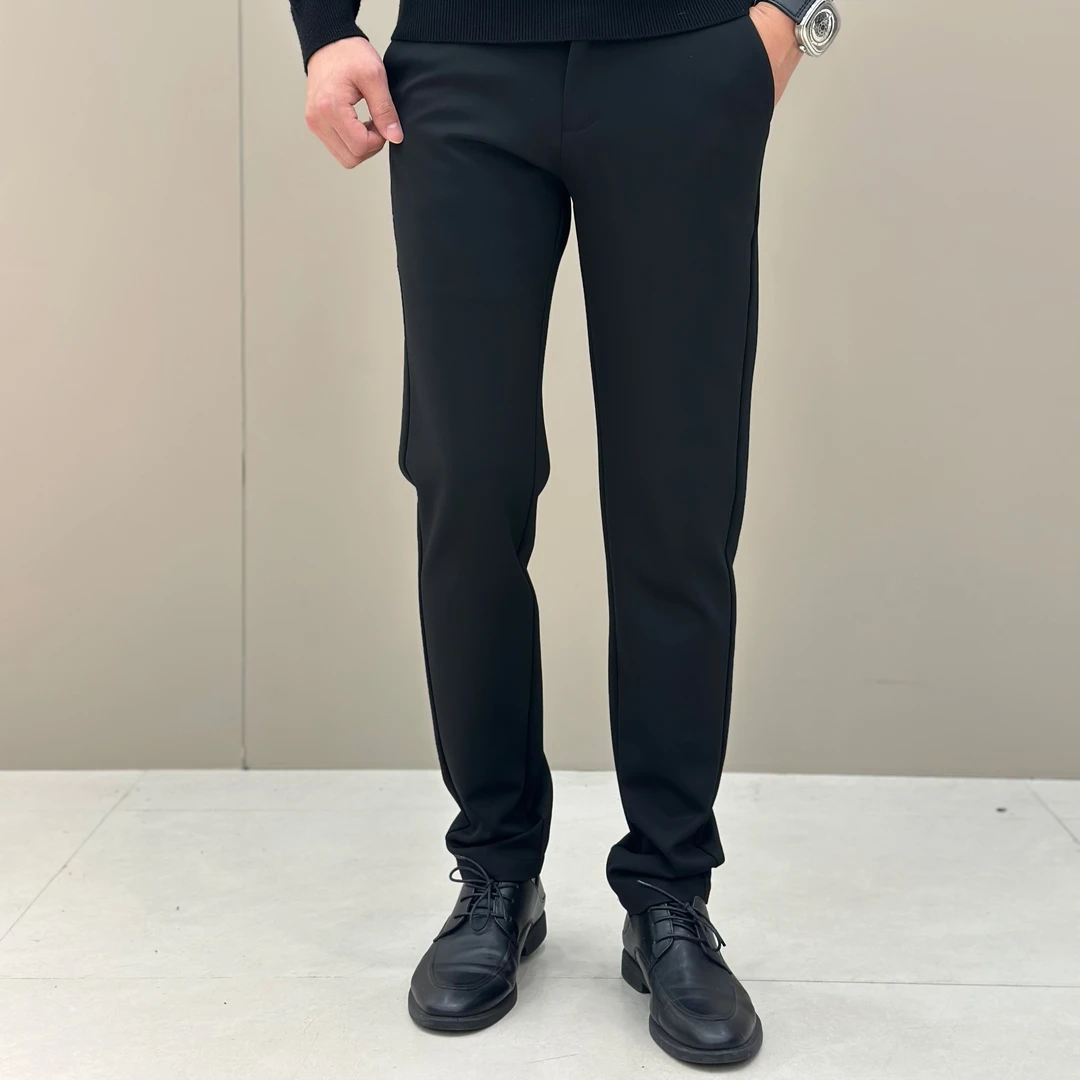 T&X/梯形男士秋季新款黑色百搭休闲舒适商务西裤（0052）