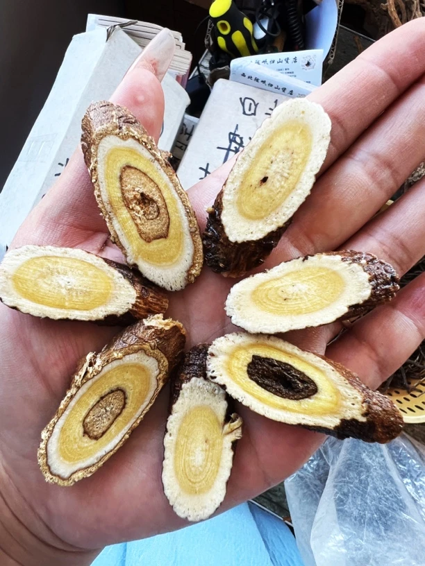 甘肃野外多年生老黄芪大片250克包邮