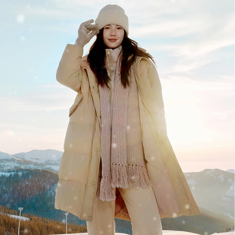 【西伯利亚白鹅绒】玖姿安娜蔻羽绒服女装冬季新款JTED03212