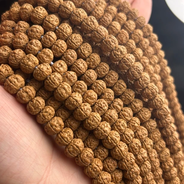 凡水晶玉化皮树王小金刚菩提长串9-10+mm