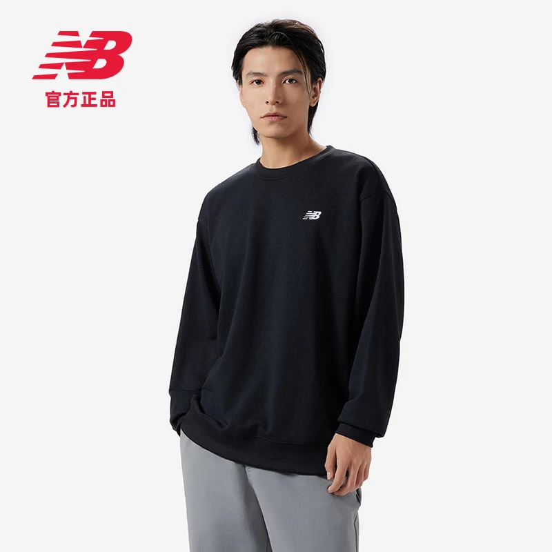 【跑者美学】NB官方男女款经典百搭运动休闲圆领卫衣MT41507