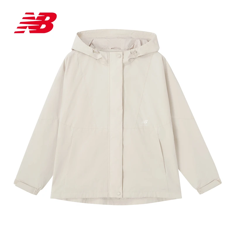 New Balance男女同款百搭舒适运动潮流休闲连帽梭织外套 5AD12142